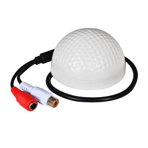 CCTV Microphone Golf Shape Audio Pickup Device High Sensitivity DC12V - 1