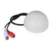 CCTV Microphone Golf Shape Audio Pickup Device High Sensitivity DC12V - 4