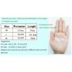 Cycling Shock Absorbing Anti-Slip Half-Finger Gloves, Size M (Blue) - 8