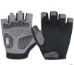 Cycling Shock Absorbing Anti-Slip Half-Finger Gloves, Size L (Black) - 1