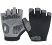 Cycling Shock Absorbing Anti-Slip Half-Finger Gloves, Size L (Black) - 2