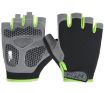 XL Black+Green Cycling Shock Absorbing Anti-Slip Half-Finger Gloves - 2