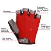 Unisex Fitness Gloves L - Red | Gym, Cycling, Yoga, Weight Lifting - 4