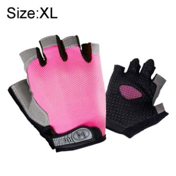 XL Pink Fitness Gloves - Unisex Gym, Cycling, Yoga, Weight Lifting, Breathable - 1