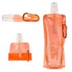 Ultralight 0.5L Foldable Silicone Water Bag - Hiking Camping Flask YELLOW - 1