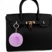 Fur Ball Pompon Keychain - Artificial Rabbit Fur Keychains for Women - 4