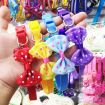 Yellow Adjustable Bow Knot Bell Collar for Cats and Dogs - Pet Supplies - 4