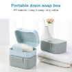 Portable Travel Soap Box Set - 2 PCS (Blue) - 5