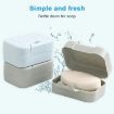 Portable Travel Soap Box Set - 2 PCS (Blue) - 6