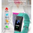 ID115 Plus Smart Bracelet: Heart Rate, Blood Pressure, Pedometer (Red) - 4