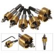 High-Speed Steel Sawtooth Hole Opener & Punch Tool - 5