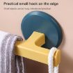Black T-shaped Wall-mounted Bathroom Towel Rack Bar - 5