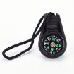 10 PCS Mini Compass Key Chain - Outdoor Camping Hiking Survival Tool - 1