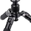 Xiletu FM5S-MINI 5-Section Folding Legs Mini Desktop Tripod (Black) - 2