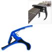 Blue Plastic Guitar Capo for 6 String Acoustic & Electric Guitars - 1