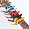 Blue Plastic Guitar Capo for 6 String Acoustic & Electric Guitars - 5
