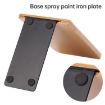 Round Anti-skid Wood Bookends Shelf Holder Stand - 4