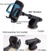 3 in 1 Blue Car Phone Holder - Air Outlet & Suction Cup Mount - 6