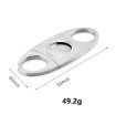 Stainless Steel Cigar Scissors - Smoking Accessories Cutting Tools - 2