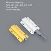 Aluminum Alloy Push-Pull Cabinet Door Drawer Bouncer, 3 PCS, Silver - 6