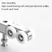 8-Wheel Stainless Steel Sliding Door Pulley - Silent & Wear-Resistant - 6