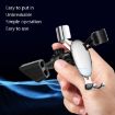 Universal Car Phone Holder Base - 5 PCS Air Outlet Clip, Silver Reflective - 6