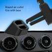 10 PCS Black Non-Slip Car Air Outlet Clip Accessories - Round Olecranon - 5