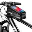 WILD MAN ES3 Hard Shell Bicycle Bag - Black 1L, Touch Screen Bike Bag - 1