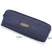 6 PCS Dark Blue Oxford Cloth Pencil Case - Student Portable Pencil Bag - 2