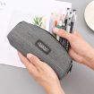 6 PCS Dark Blue Oxford Cloth Pencil Case - Student Portable Pencil Bag - 5