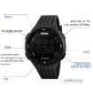 SKMEI 1219 Men's Multi-Function Electronic Outdoor Sports Watch - Black - 4