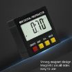 Digital Display Inclinometer Protractor Magnetic Angle Ruler 4-Sided - 6
