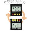 Digital Display Inclinometer Protractor Magnetic Angle Ruler 4-Sided - 7