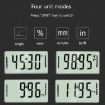 Digital Display Inclinometer Protractor Magnetic Angle Ruler 4-Sided - 8