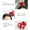 Electric Head Scalp Massager - Multifunctional Kneading & Vibration (White) - 4