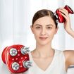 Electric Head Scalp Massager - Multifunctional Kneading & Vibration (White) - 7