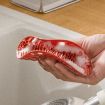 2 PCS Silicone Cleaning Brush - Non-Oily Kitchen Scouring Pad (Red) - 2