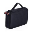 Square Two-Layer 35-Hole Sketch Colorful Lead Stationery Bag - Black - 1