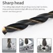 5 PCS 9.5mm 4341 Steel Twist Drill Black Yellow High-Speed Plate - 3