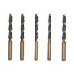 5 PCS 12mm 4341 High-Speed Steel Twist Drill Black Yellow Plate - 1