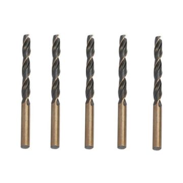 5 PCS 12mm 4341 High-Speed Steel Twist Drill Black Yellow Plate - 1