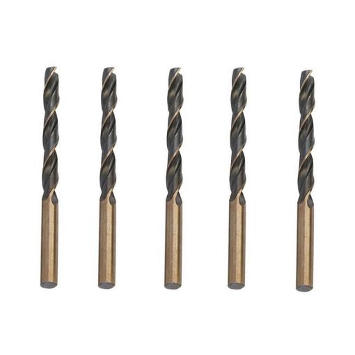 5 PCS 12mm 4341 High-Speed Steel Twist Drill Black Yellow Plate - 1