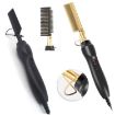 Multifunctional Electric Perm Comb - Dry/Wet Use, Curly/Straight, US Plug - 3