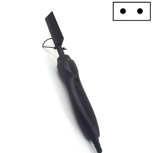 Multifunctional Electric Perm Comb - Dry/Wet Use, Curly/Straight, EU Plug - 1