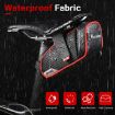 WEST BIKING Waterproof Bicycle Tail Bag - Large Saddle Bag (Black Gray) - 7