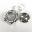 40MM Stainless Steel Case for ETA2836/Pearl 3804 GMT Watch (Black Blue) - 4