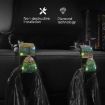 Car Rear Seat Hooks - 3 PCS Multi-Function Diamond-Studded, Black - 5
