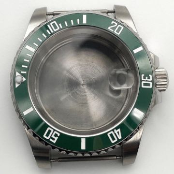 Rolex 2813/8215/2836 Movement Watch Case Stainless Steel Green - 1