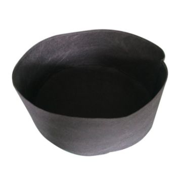 40L Black Felt Planting Barrel - 50x20cm Non-Woven Seedling Bag - 1