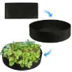 115L Felt Planting Barrel - 70x30cm Round Non-Woven Seedling Bag (Camel) - 6